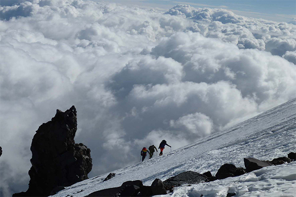 Elbrus North South Traverse